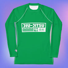 Womens Long Sleeve BJJ Rash Guard - Jiu-Jitsu 009 - Jade BJJ Exclusive Jiu-Jitsu Long Sleeve Rash Guard Womens