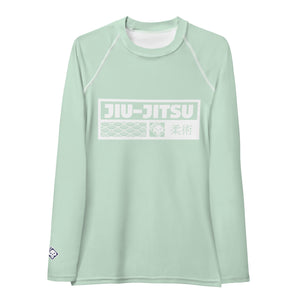 Womens Long Sleeve BJJ Rash Guard - Jiu-Jitsu 011 - Surf Crest BJJ Exclusive Jiu-Jitsu Long Sleeve Rash Guard Womens