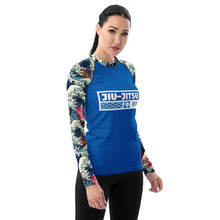 Women's Long Sleeve BJJ Rash Guard and Leggings  —  The Great Wave Off Kanagawa Jiu-Jitsu Set