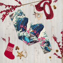 Women's Long Sleeve BJJ Rash Guard and Leggings  —  The Great Wave Off Kanagawa Jiu-Jitsu Set