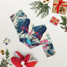 Women's Long Sleeve BJJ Rash Guard and Leggings  —  The Great Wave Off Kanagawa Jiu-Jitsu Set