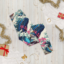 Women's Long Sleeve BJJ Rash Guard and Leggings  —  The Great Wave Off Kanagawa Jiu-Jitsu Set