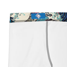 Women's Long Sleeve BJJ Rash Guard and Leggings  —  The Great Wave Off Kanagawa Jiu-Jitsu Set