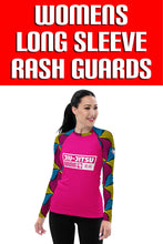 Women's Long Sleeve No Gi BJJ Rash Guard - Ankara Wax Print Rash Guard 003 - Soldier Complex