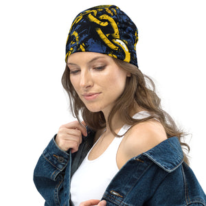 Women's Mile After Mile - Golden Chains 002 Beanie Beanie Exclusive Hats Running Womens