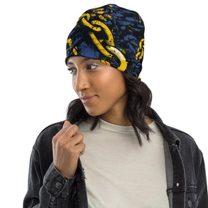 Women's Mile After Mile - Golden Chains 002 Beanie Beanie Exclusive Hats Running Womens