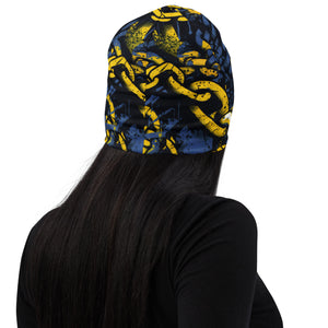 Women's Mile After Mile - Golden Chains 002 Beanie Beanie Exclusive Hats Running Womens