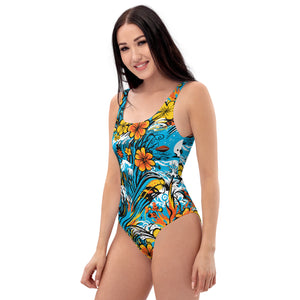 Women's One-Piece Swimsuit - Dangerous Summer 001 Beach Exclusive One-Piece Swimwear Womens