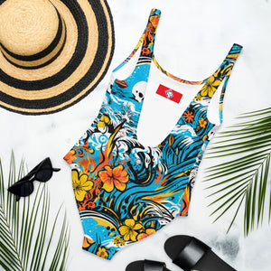 Women's One-Piece Swimsuit - Dangerous Summer 001 Beach Exclusive One-Piece Swimwear Womens