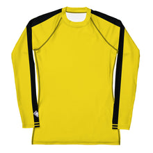 Kill Bill Vibes: Plus Size Women's Long Sleeve Rash Guard and Yoga Pants Ensemble