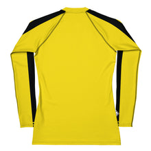 Kill Bill Vibes: Plus Size Women's Long Sleeve Rash Guard and Yoga Pants Ensemble