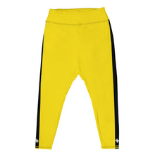 Kill Bill Vibes: Plus Size Women's Long Sleeve Rash Guard and Yoga Pants Ensemble