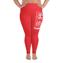 Women's Plus Size Yoga Pants Workout Leggings For Jiu Jitsu 001 - Scarlet Exclusive Jiu-Jitsu Leggings Plus Size Tights Womens