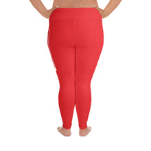 Women's Plus Size Yoga Pants Workout Leggings For Jiu Jitsu 001 - Scarlet Exclusive Jiu-Jitsu Leggings Plus Size Tights Womens