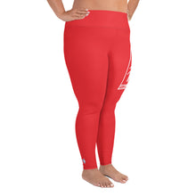 Women's Plus Size Yoga Pants Workout Leggings For Jiu Jitsu 001 - Scarlet Exclusive Jiu-Jitsu Leggings Plus Size Tights Womens