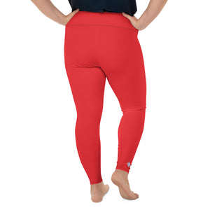 Women's Plus Size Yoga Pants Workout Leggings For Jiu Jitsu 001 - Scarlet Exclusive Jiu-Jitsu Leggings Plus Size Tights Womens