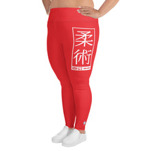 Women's Plus Size Yoga Pants Workout Leggings For Jiu Jitsu 001 - Scarlet Exclusive Jiu-Jitsu Leggings Plus Size Tights Womens