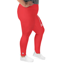 Women's Plus Size Yoga Pants Workout Leggings For Jiu Jitsu 001 - Scarlet Exclusive Jiu-Jitsu Leggings Plus Size Tights Womens