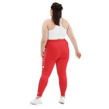 Women's Plus Size Yoga Pants Workout Leggings For Jiu Jitsu 001 - Scarlet Exclusive Jiu-Jitsu Leggings Plus Size Tights Womens