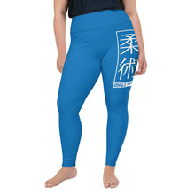 Women's Plus Size Yoga Pants Workout Leggings For Jiu Jitsu 004 - Azul Exclusive Jiu-Jitsu Leggings Plus Size Tights Womens