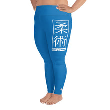 Women's Plus Size Yoga Pants Workout Leggings For Jiu Jitsu 004 - Azul Exclusive Jiu-Jitsu Leggings Plus Size Tights Womens