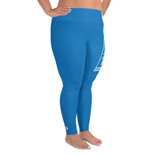 Women's Plus Size Yoga Pants Workout Leggings For Jiu Jitsu 004 - Azul Exclusive Jiu-Jitsu Leggings Plus Size Tights Womens