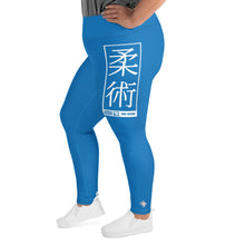 Women's Plus Size Yoga Pants Workout Leggings For Jiu Jitsu 004 - Azul Exclusive Jiu-Jitsu Leggings Plus Size Tights Womens