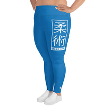 Women's Plus Size Yoga Pants Workout Leggings For Jiu Jitsu 004 - Azul Exclusive Jiu-Jitsu Leggings Plus Size Tights Womens