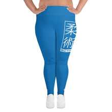 Women's Plus Size Yoga Pants Workout Leggings For Jiu Jitsu 004 - Azul Exclusive Jiu-Jitsu Leggings Plus Size Tights Womens