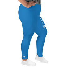 Women's Plus Size Yoga Pants Workout Leggings For Jiu Jitsu 004 - Azul Exclusive Jiu-Jitsu Leggings Plus Size Tights Womens