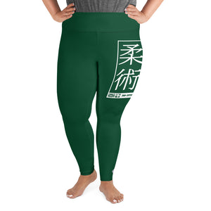 Women's Plus Size Yoga Pants Workout Leggings For Jiu Jitsu 008 - Sherwood Forest Exclusive Jiu-Jitsu Leggings Plus Size Tights Womens