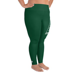 Women's Plus Size Yoga Pants Workout Leggings For Jiu Jitsu 008 - Sherwood Forest Exclusive Jiu-Jitsu Leggings Plus Size Tights Womens