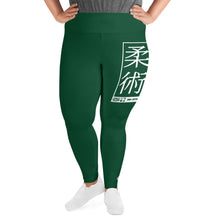 Women's Plus Size Yoga Pants Workout Leggings For Jiu Jitsu 008 - Sherwood Forest Exclusive Jiu-Jitsu Leggings Plus Size Tights Womens