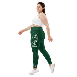 Women's Plus Size Yoga Pants Workout Leggings For Jiu Jitsu 008 - Sherwood Forest Exclusive Jiu-Jitsu Leggings Plus Size Tights Womens