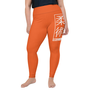 Women's Plus Size Yoga Pants Workout Leggings For Jiu Jitsu 012 - Flamingo Exclusive Jiu-Jitsu Leggings Plus Size Tights Womens