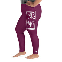 Women's Plus Size Yoga Pants Workout Leggings For Jiu Jitsu 013 - Tyrian Purple Exclusive Jiu-Jitsu Leggings Plus Size Tights Womens