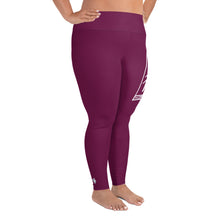 Women's Plus Size Yoga Pants Workout Leggings For Jiu Jitsu 013 - Tyrian Purple Exclusive Jiu-Jitsu Leggings Plus Size Tights Womens