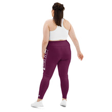 Women's Plus Size Yoga Pants Workout Leggings For Jiu Jitsu 013 - Tyrian Purple Exclusive Jiu-Jitsu Leggings Plus Size Tights Womens