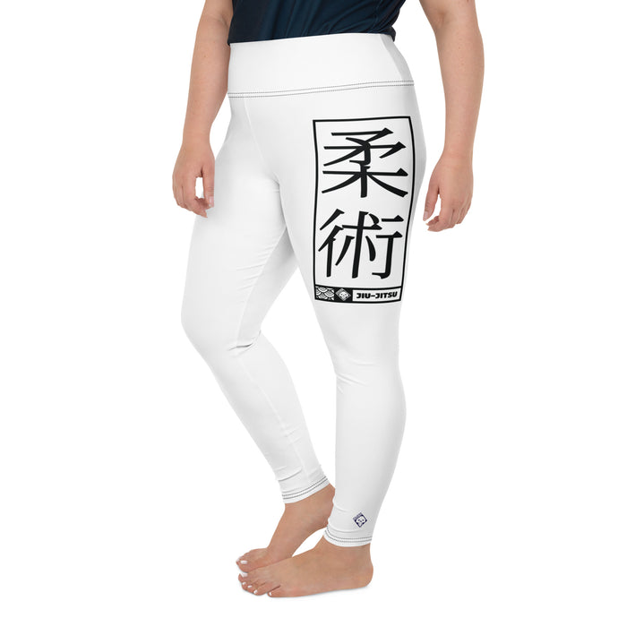 Women's Plus Size Yoga Pants Workout Leggings For Jiu Jitsu 016 - Snow Exclusive Jiu-Jitsu Leggings Plus Size Tights Womens