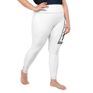 Women's Plus Size Yoga Pants Workout Leggings For Jiu Jitsu 016 - Snow Exclusive Jiu-Jitsu Leggings Plus Size Tights Womens