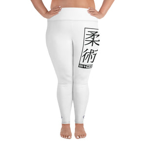 Women's Plus Size Yoga Pants Workout Leggings For Jiu Jitsu 016 - Snow Exclusive Jiu-Jitsu Leggings Plus Size Tights Womens