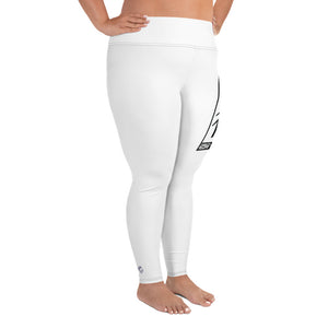 Women's Plus Size Yoga Pants Workout Leggings For Jiu Jitsu 016 - Snow Exclusive Jiu-Jitsu Leggings Plus Size Tights Womens