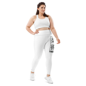 Women's Plus Size Yoga Pants Workout Leggings For Jiu Jitsu 016 - Snow Exclusive Jiu-Jitsu Leggings Plus Size Tights Womens