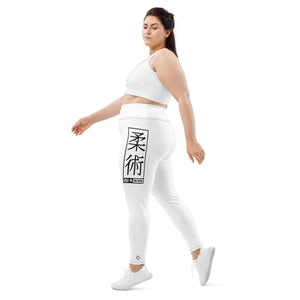 Women's Plus Size Yoga Pants Workout Leggings For Jiu Jitsu 016 - Snow Exclusive Jiu-Jitsu Leggings Plus Size Tights Womens