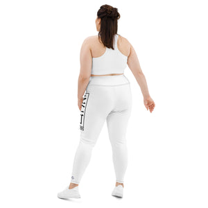 Women's Plus Size Yoga Pants Workout Leggings For Jiu Jitsu 016 - Snow Exclusive Jiu-Jitsu Leggings Plus Size Tights Womens