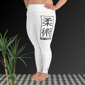 Women's Plus Size Yoga Pants Workout Leggings For Jiu Jitsu 016 - Snow Exclusive Jiu-Jitsu Leggings Plus Size Tights Womens