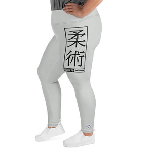 Women's Plus Size Yoga Pants Workout Leggings For Jiu Jitsu 018 - Smoke Exclusive Jiu-Jitsu Leggings Plus Size Tights Womens