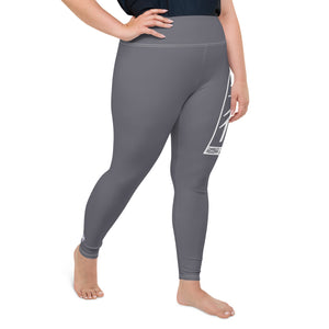 Women's Plus Size Yoga Pants Workout Leggings For Jiu Jitsu 019 - Charcoal