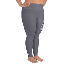 Women's Plus Size Yoga Pants Workout Leggings For Jiu Jitsu 019 - Charcoal Exclusive Jiu-Jitsu Leggings Plus Size Tights Womens