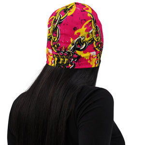 Women's Running Beanie - Golden Chains 001 Beanie Exclusive Hats Running Womens